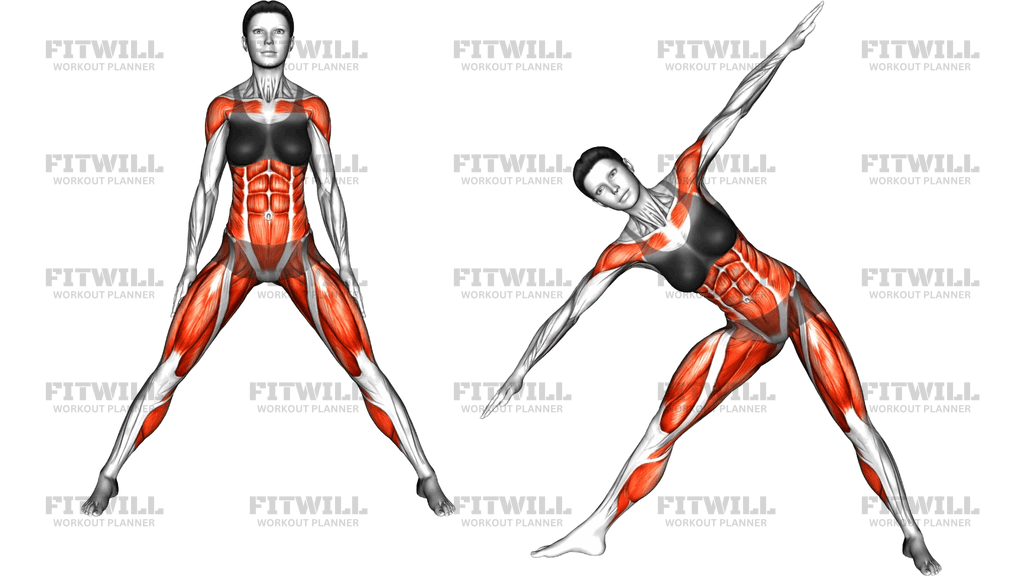 三角式 (Trikonasana)