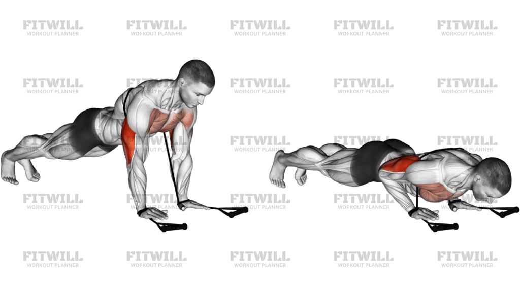 Band Close-Grip Push-Up
