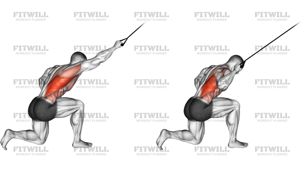 Band Kneeling One-Arm Pulldown