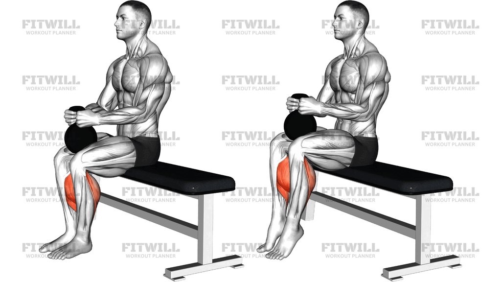 Kettlebell Sitting Calf Raise