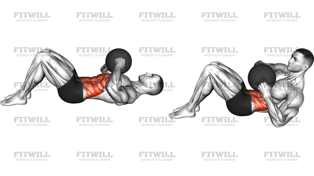 Medicine Ball Oblique Crunch