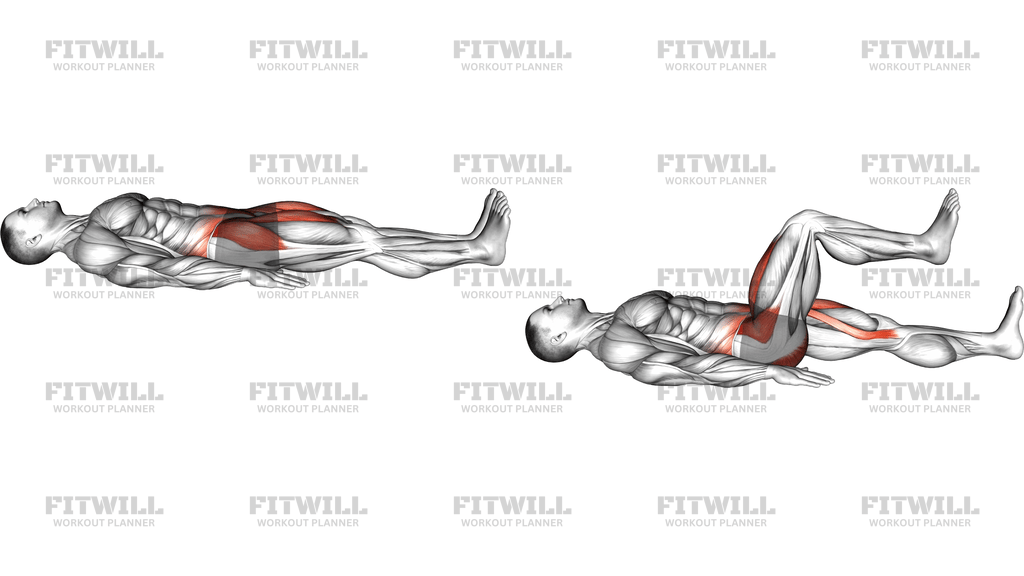 Lying Alternate Bent Leg Raise