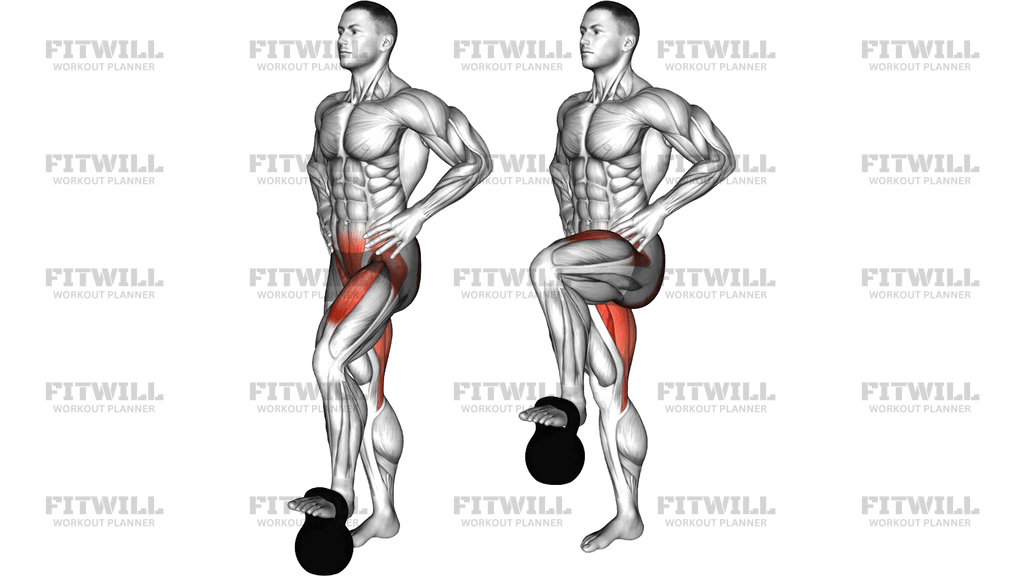 Weighted Standing Hip Flexion