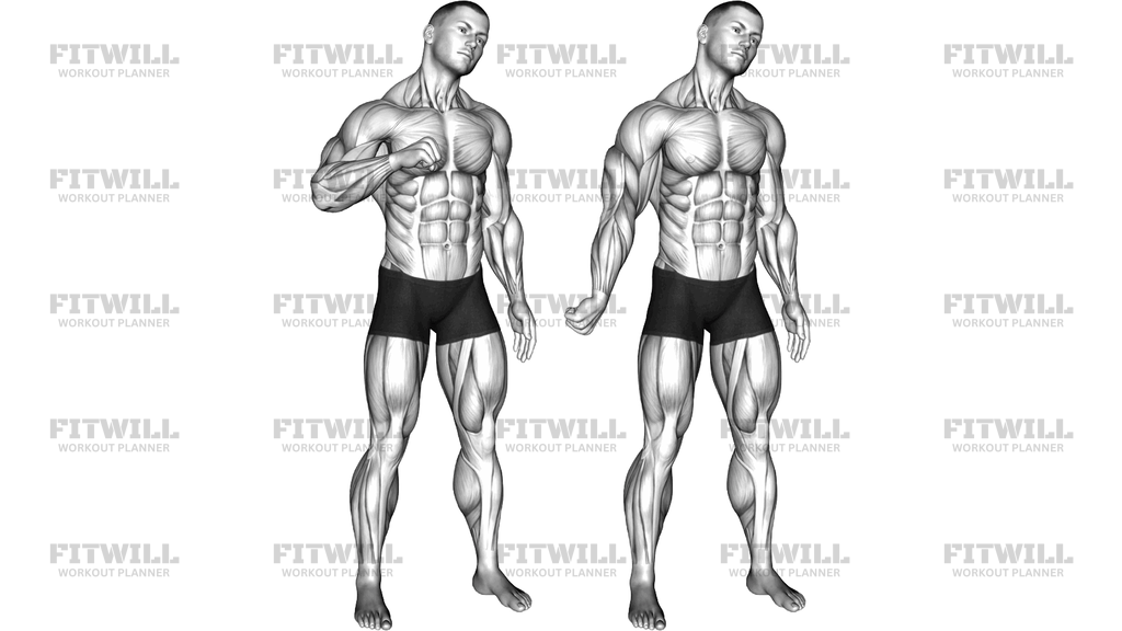 Standing Radial Nerve Mobilization