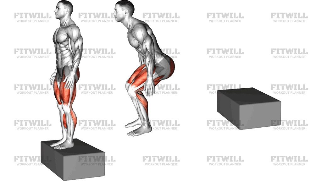 Box Jump Drop 2 Foot Land Forward Jump