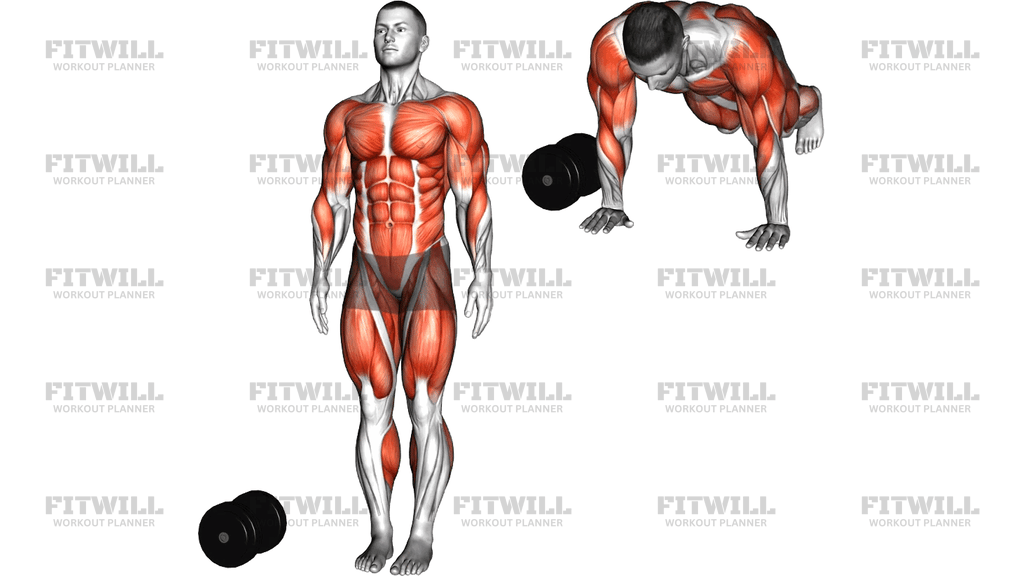 Burpee Over The Dumbbell