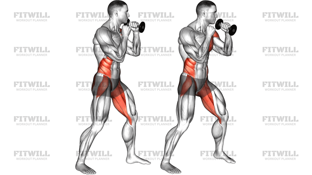 Boxing Up Hook (With Dumbbell)