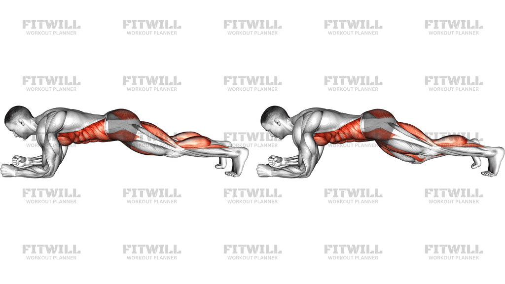 Plank Knee Tap