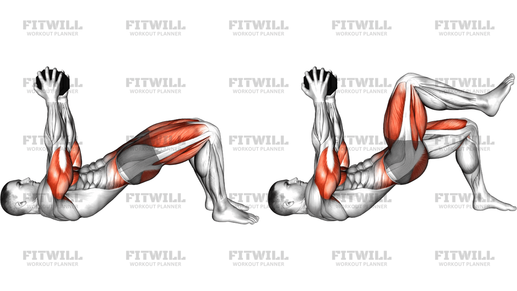 Weighted Dumbbell Bridge March