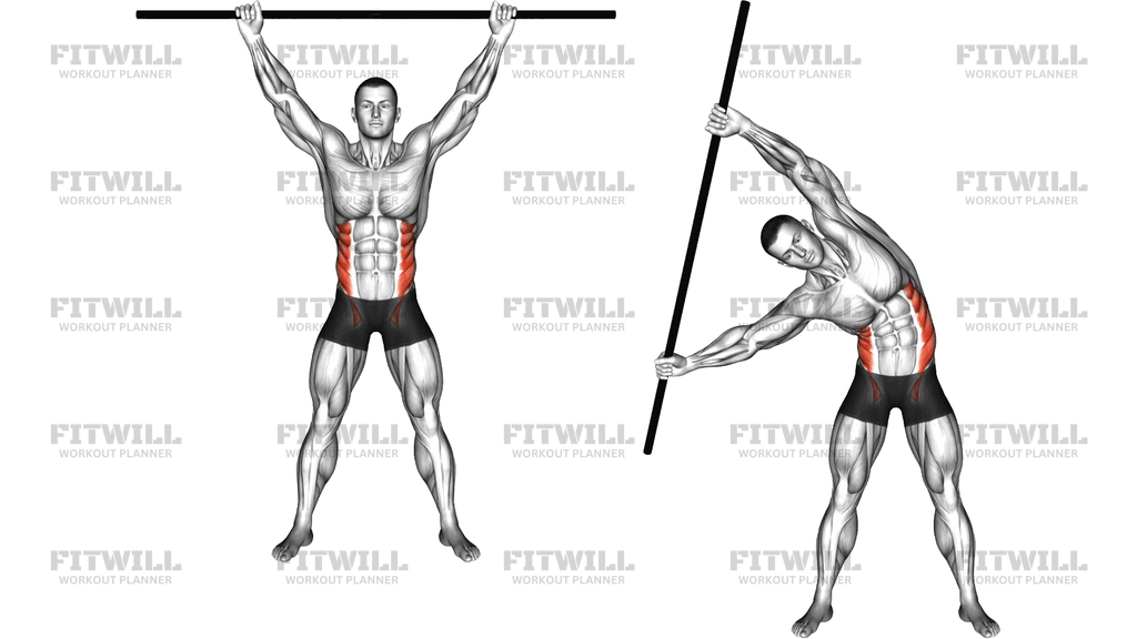 Stick Side Bend Stretch