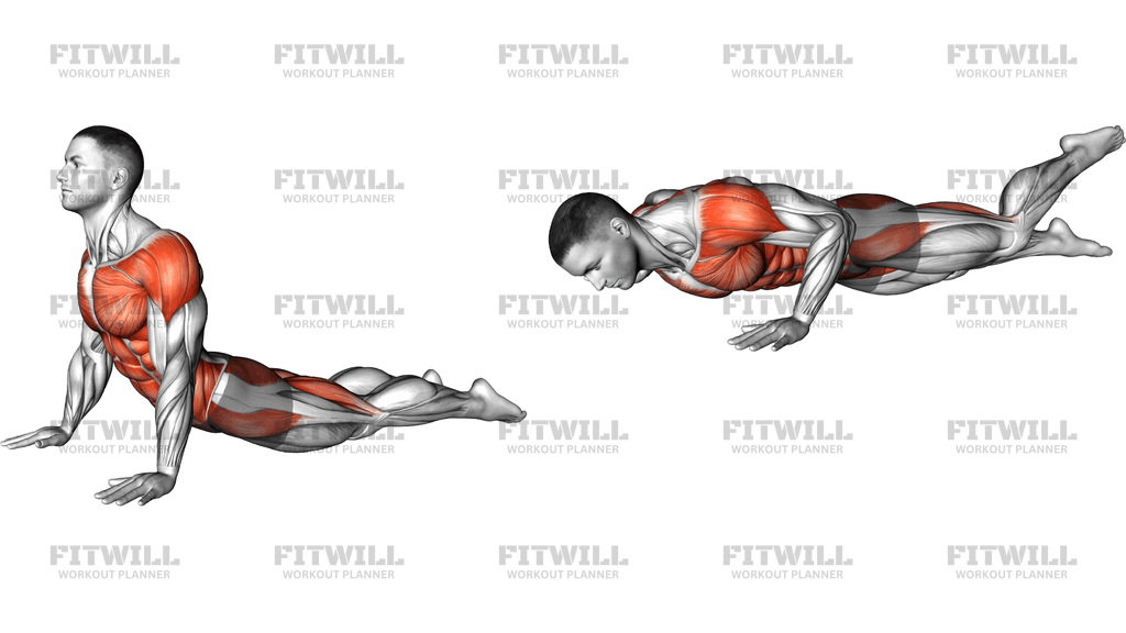 Cobra To Side Shoulder Stretch