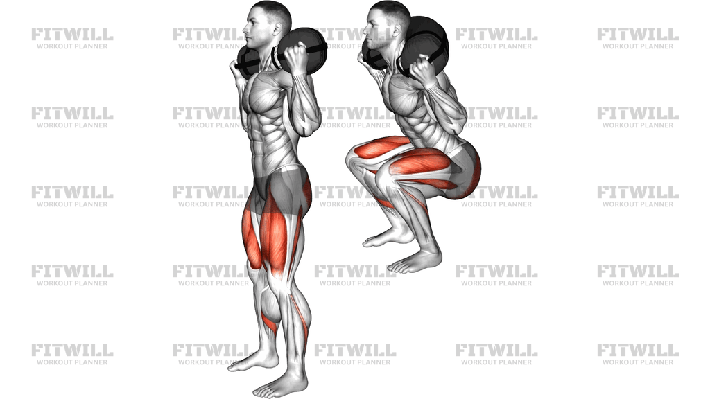 Weighted Sandbag Squat