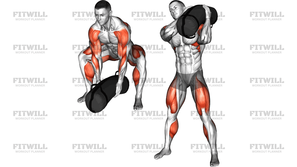 Weighted Sandbag Shouldering