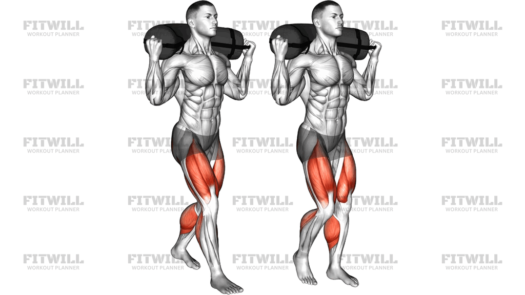 Weighted Sandbag Carry (Shoulders)