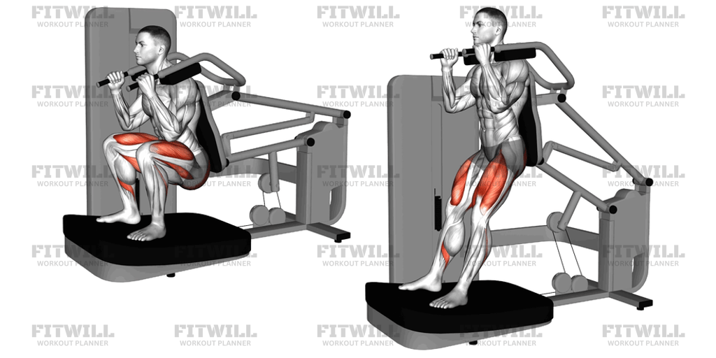 Lever Full Squat: Exercise Guide, Techniques, Benefits, How to, Muscles ...