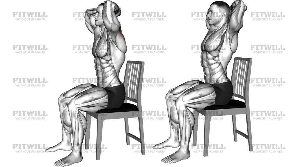 Sitting Backbend On A Chair