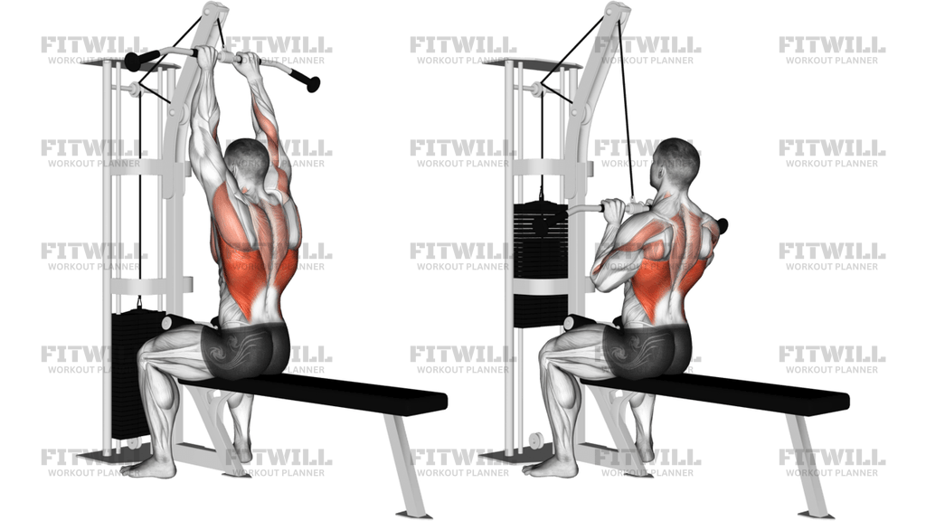 Cable Close-Grip Front Lat Pulldown