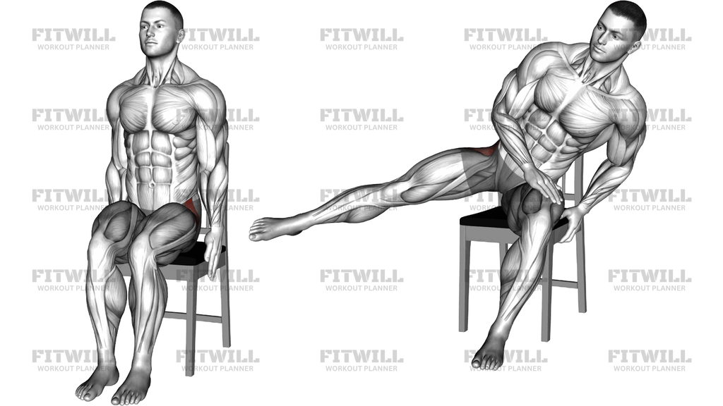 Seated Side Leg Lift On Chair