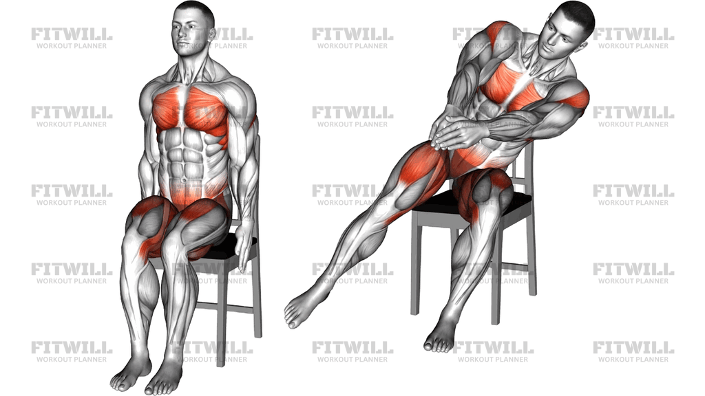Seated Knee Slap On Chair