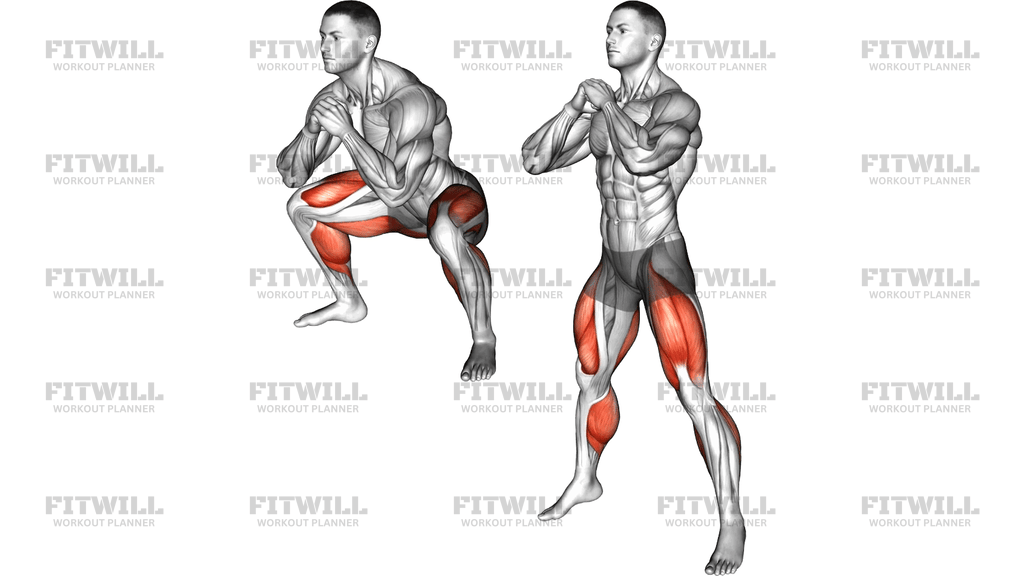 Sumo Squat With Heel Raise