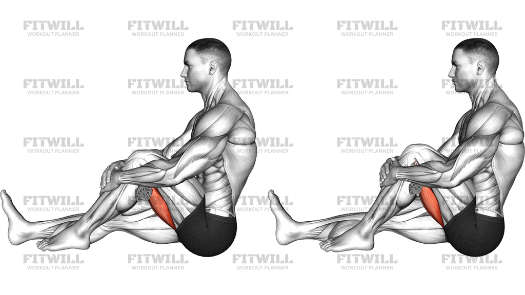 Seated Single Leg Hugging Knee Flexion With Towel