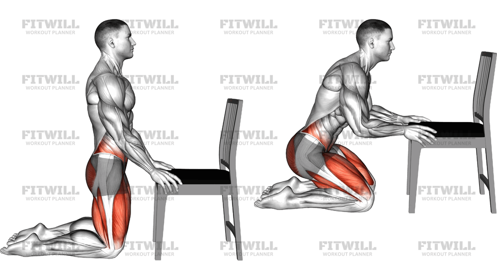 Kneeling Bend Knee Chair Supported
