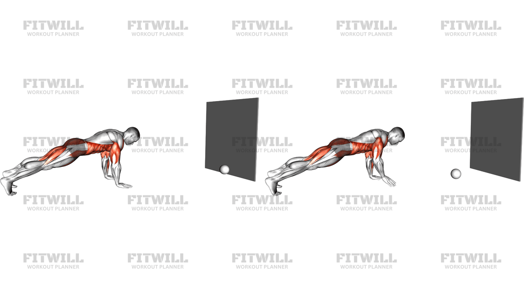Plank Alternating Hit The Ball