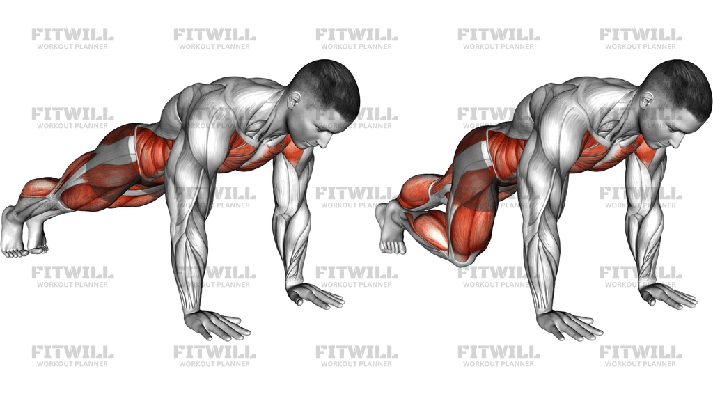 Spider To Cross Body Plank