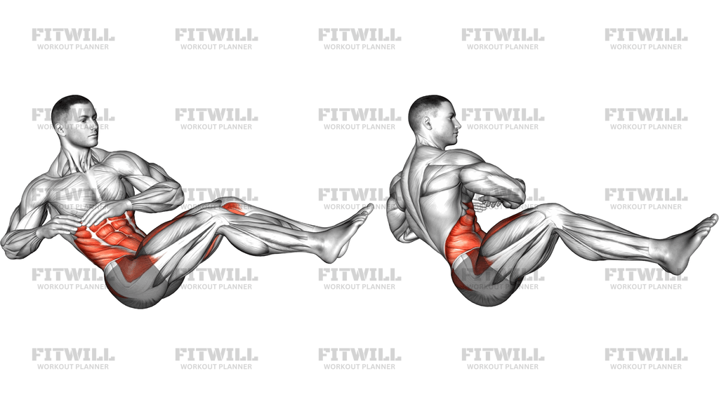 Russian Twist Legs Side Waves