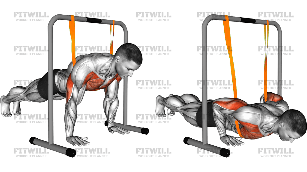 Resistance Band Explosive Push Up