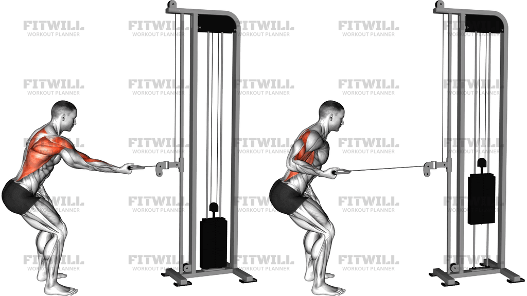 Cable Standing Single Arm Reverse Grip Row