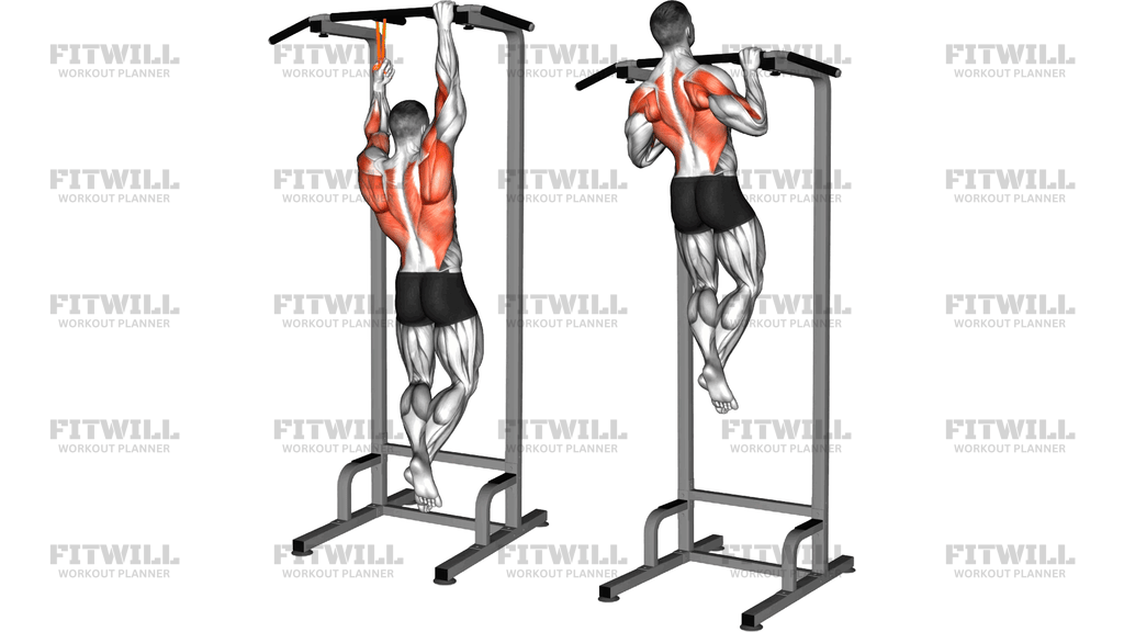 Resistance Band Assisted Single Arm Pull Up