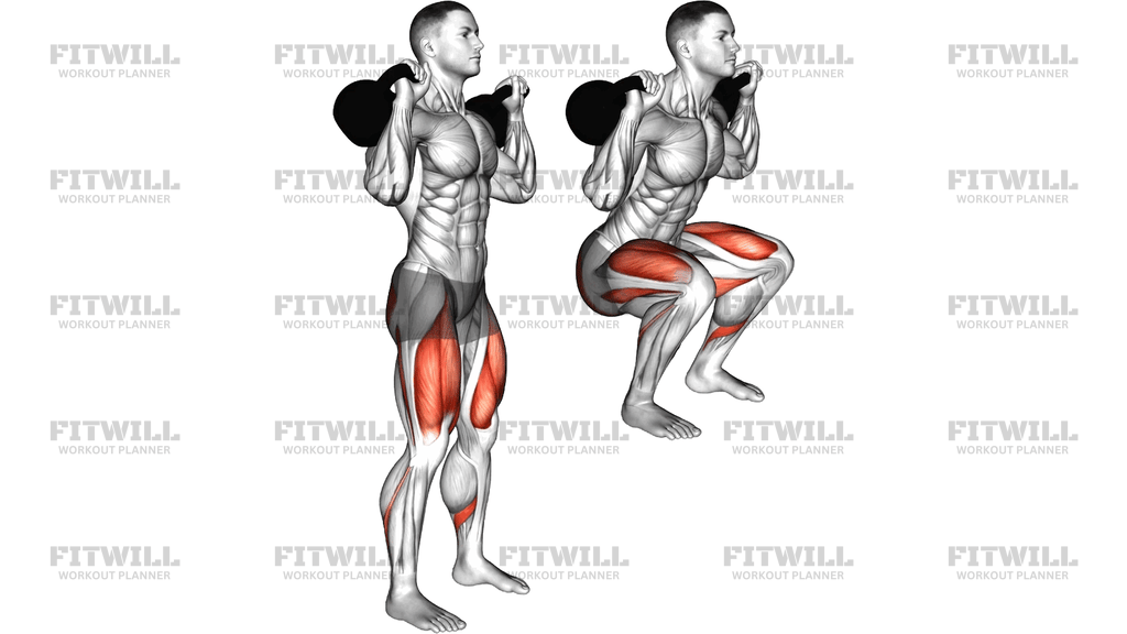 Kettlebell Back Squat