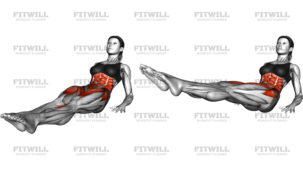 Seated Circle Leg Crunch
