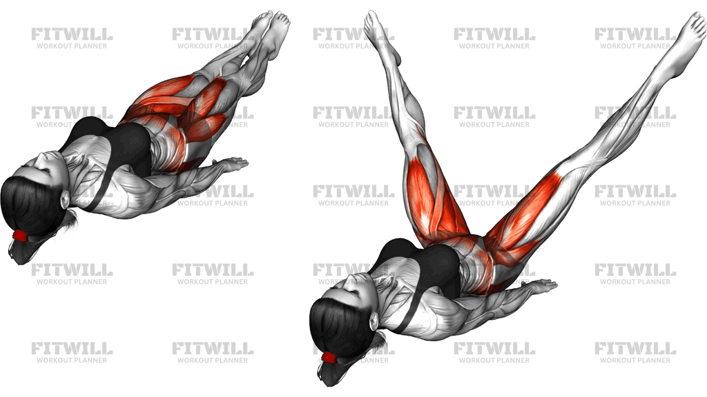 Lying Abduction Leg Raise On Floor