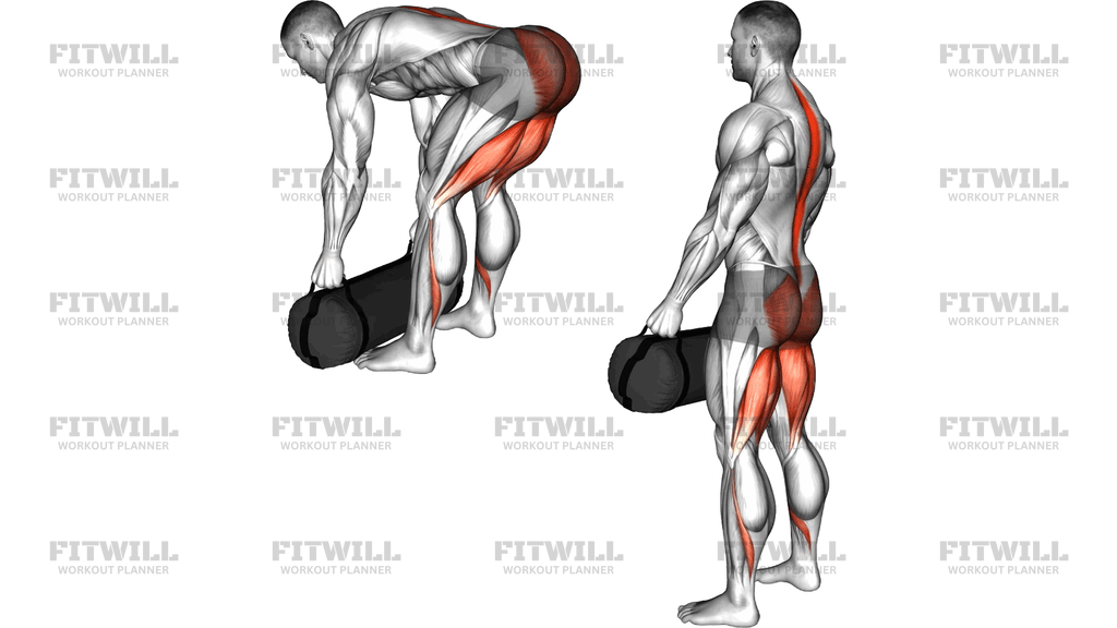Weighted Sandbag Romanian Deadlift