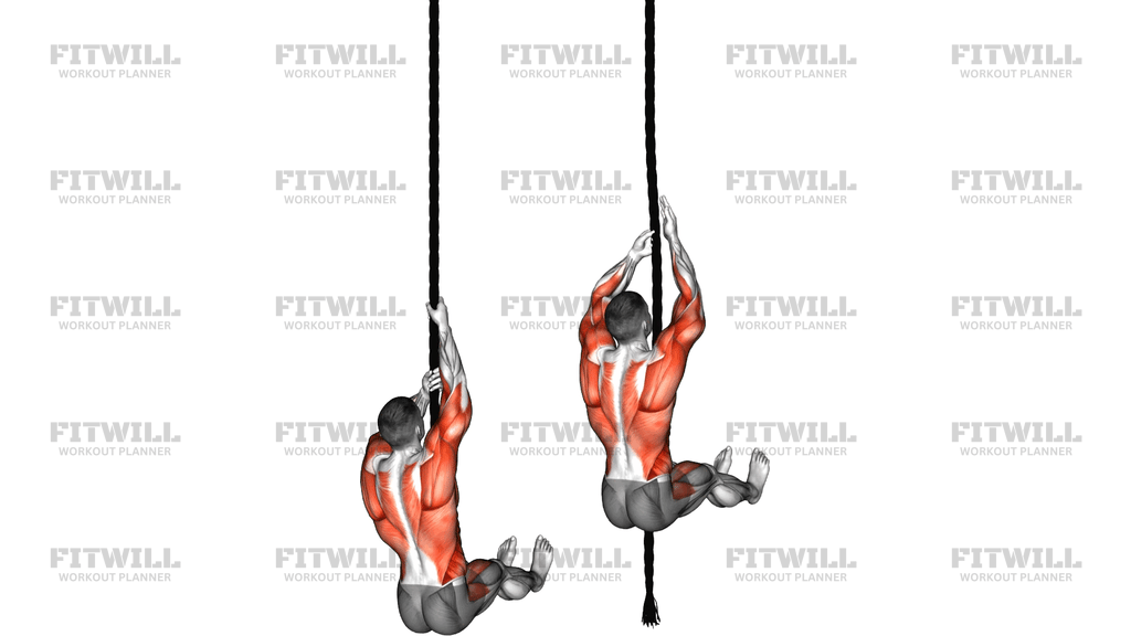 L Sit Rope Climb