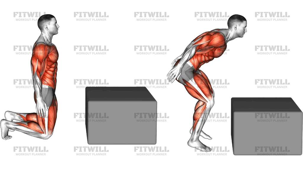 Kneeling To Box Jump