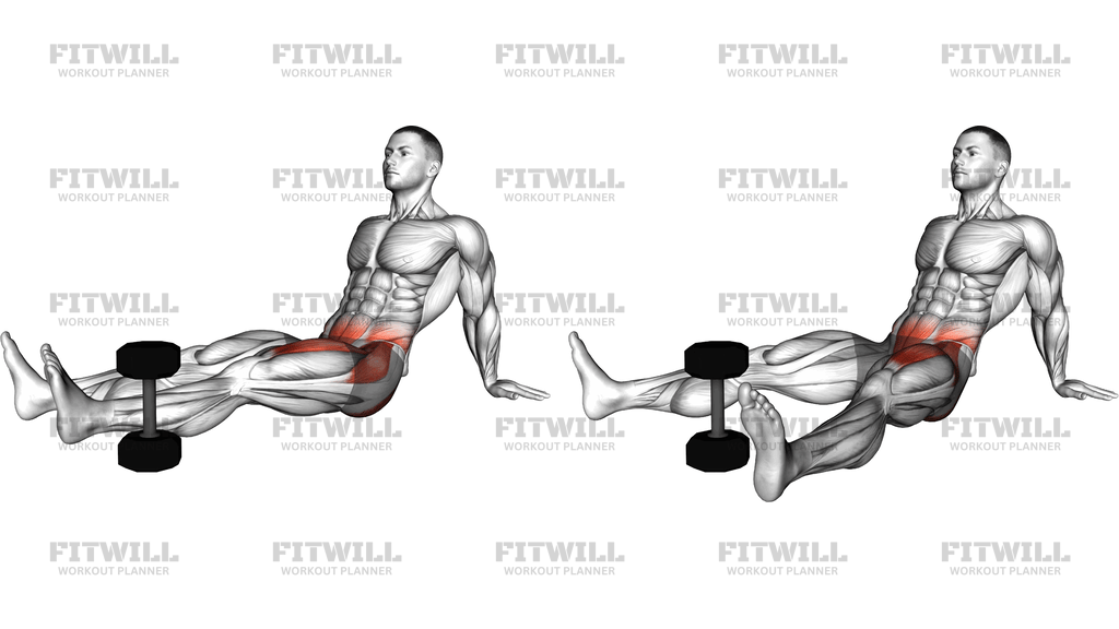 Seated Single Leg Half Circle