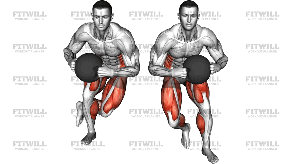 Medicine Ball Skater Hop
