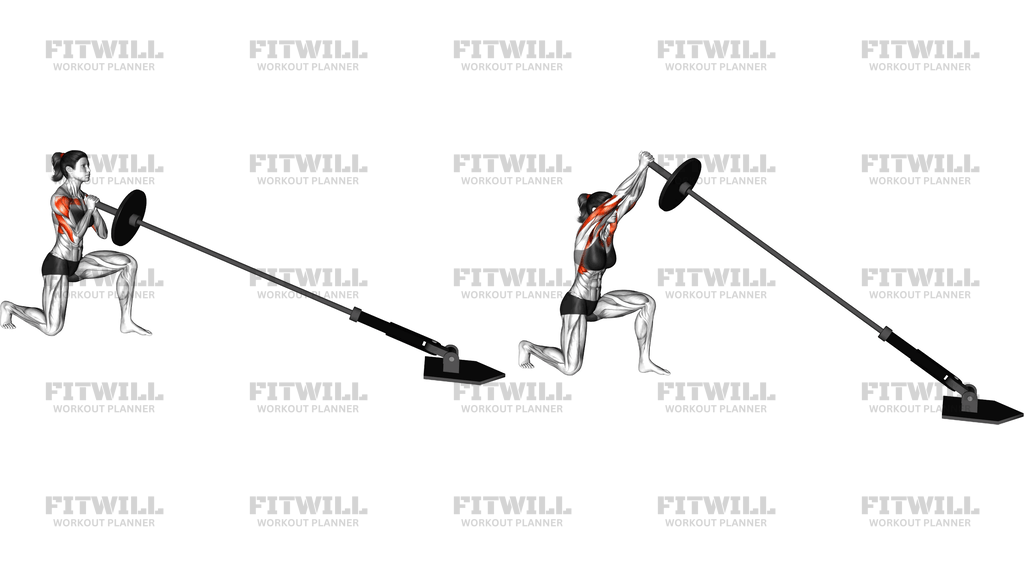 Landmine Half Kneeling Shoulders Press
