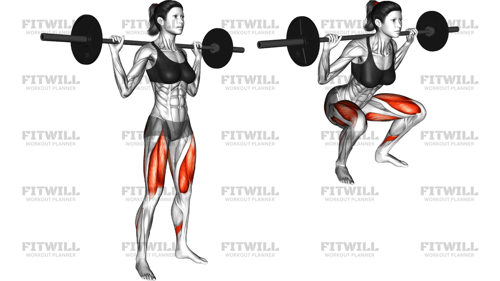 Barbell Pause Full Squat