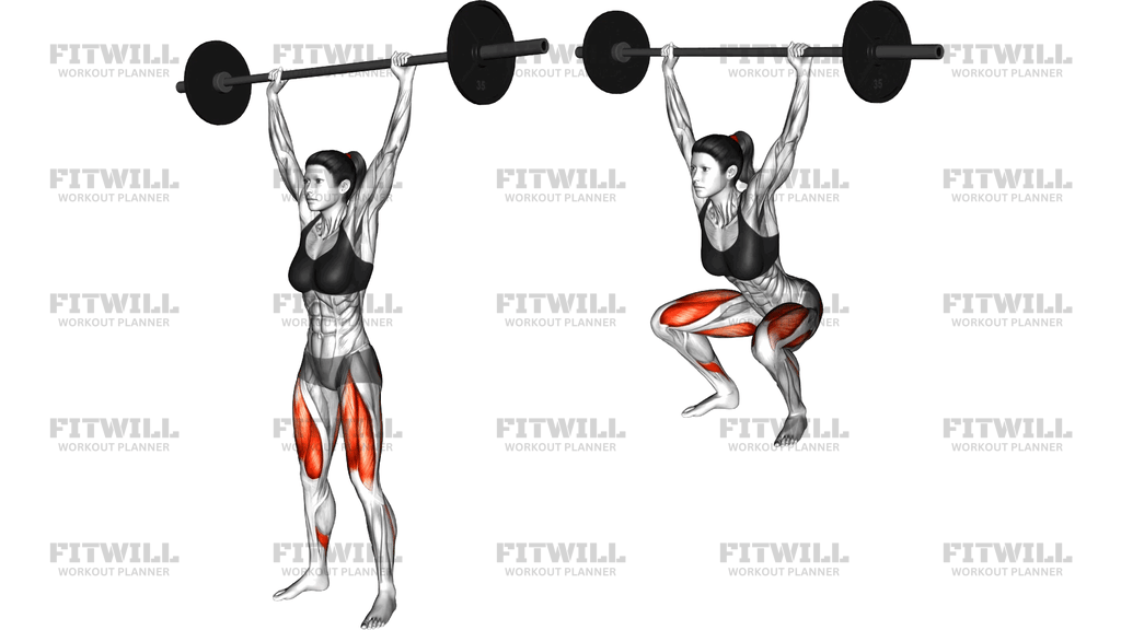 Barbell Overhead Squat