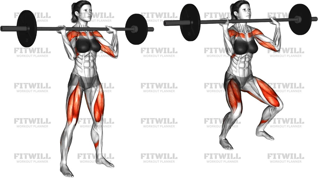 Barbell Thruster