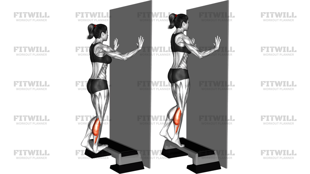 Single Leg Calf Raise Off Step