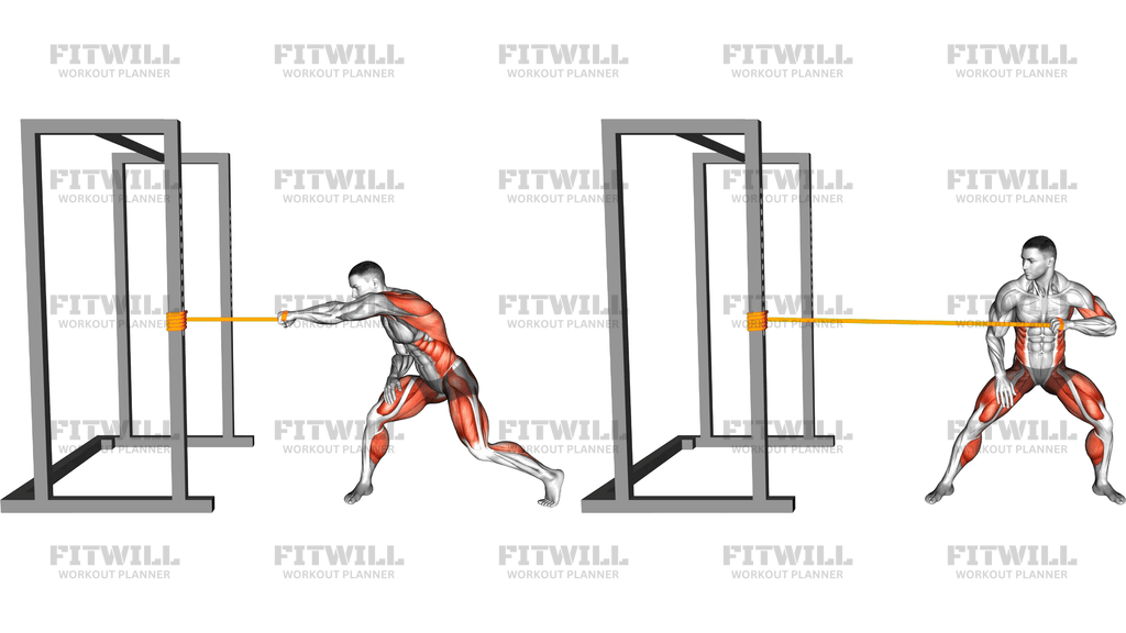 Resistance Band Rotary Pull