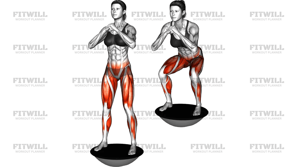 Bosu Ball Squat