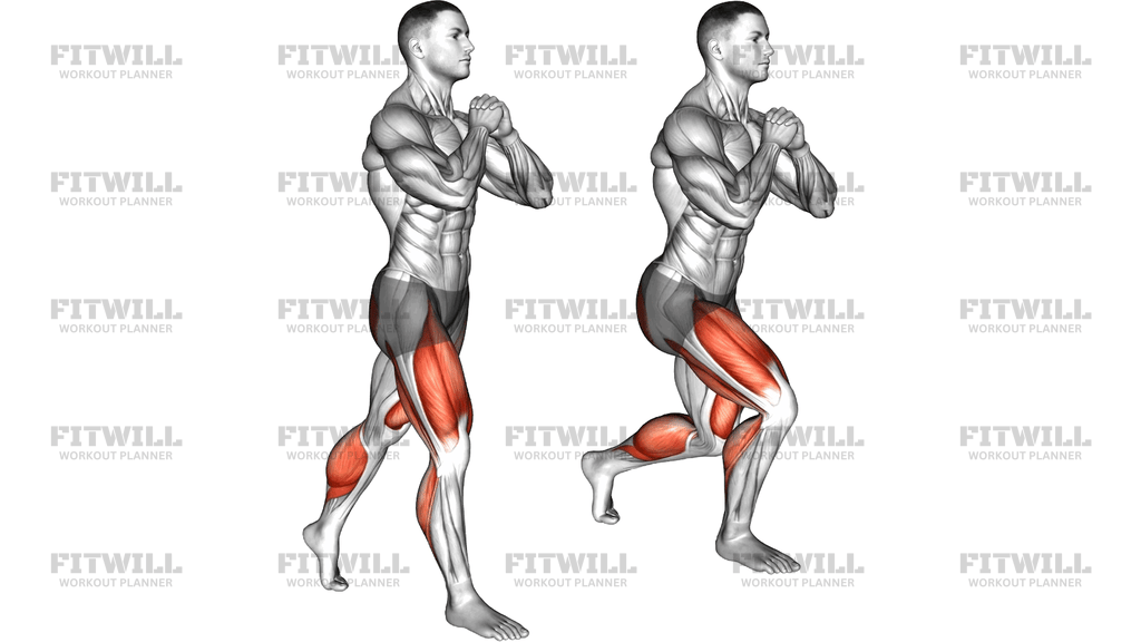 Bodyweight Half Split Squat Hold