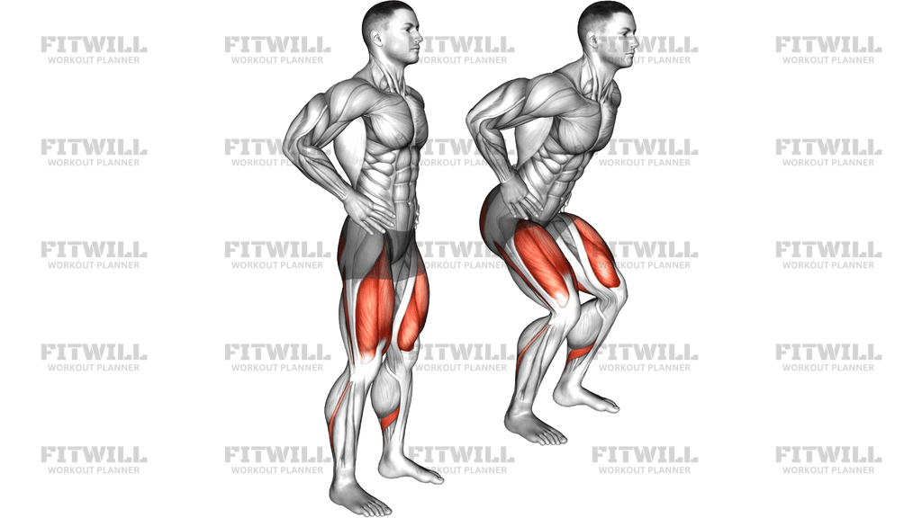 Bodyweight Quarter Squat