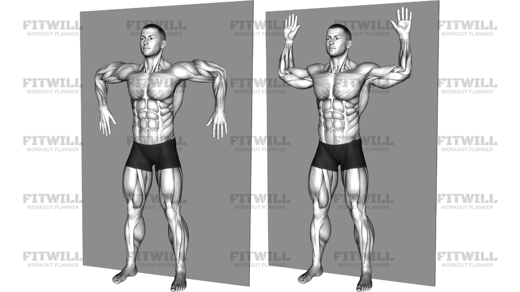 Standing Wall Shoulder Rotation